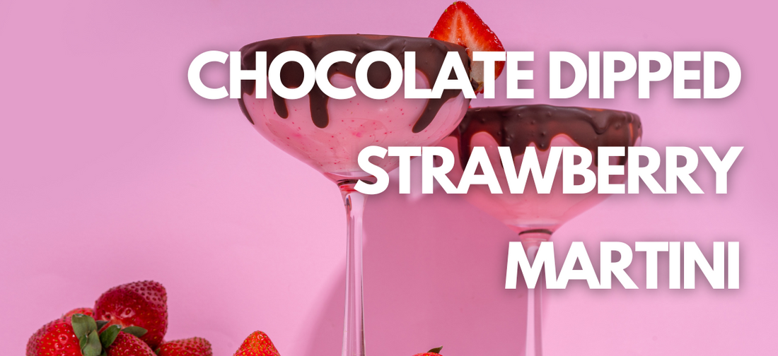 Chocolate Dipped Strawberry Martini